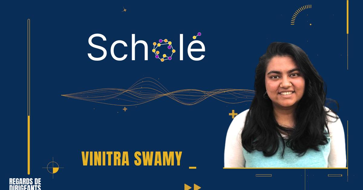 Vinitra Swamy featured by Le Figaro for Scholé